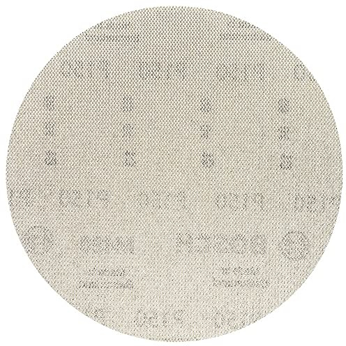 Bosch Professional 5 Pieces Sanding sheet M480 Best for Wood and Paint (wood and paint, Ø 150 mm, grit P150, accessories orbital sander), Beige, 2608621165