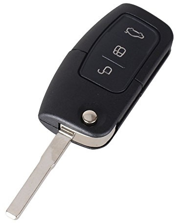 Schlüssel für Ford Fiesta Focus Mondeo Smax Cmax Kuga | 3 Tasten | Fernbedienung Autoschlüssel