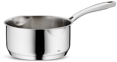 Kela 10181 Flavoria kastrull, 18/8 rostfritt stål, 1,3 liter