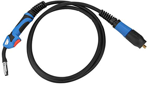 Torcia per Saldatura MB15, Pacchetto di Tubi di Protezione CO2 Welding Torch Gun Collo per saldatrice Mig/Mag con Tubo 4 Metri