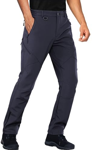 Stlight Herren Stlight Mens Snow Ski Waterproof Winter Fleece Lined Pants Wanderhose