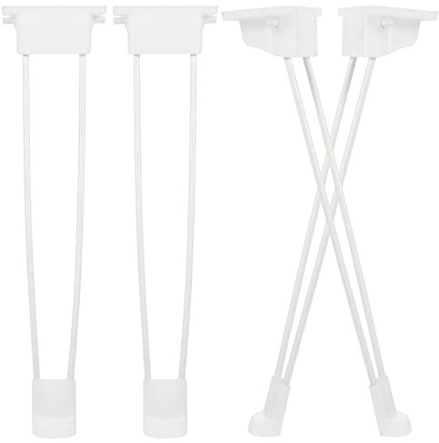 BESPORTBLE Esstischbeine 4 Stück Klappbare Metallbeine Haarnadel-Design Für Tisch Und Schreibtisch