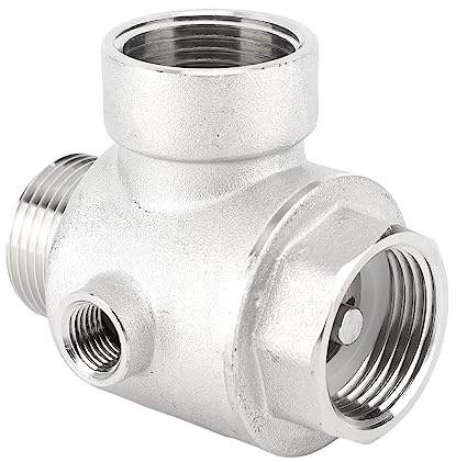 Candeon Rückschlagventil, 5 Wege Messing Rückschlagventil, DN25 1 Zoll Rückschlagventil (30mm) Innengewinde, Federbelastet Rückflussverhinderer Rückschlagventil Für Frequenzumwandlungswasserpumpe