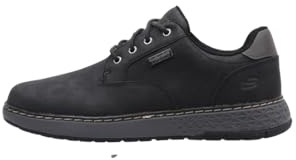 Skechers herr Garlan PryorSneaker, Svart syntetisk, 46 EU