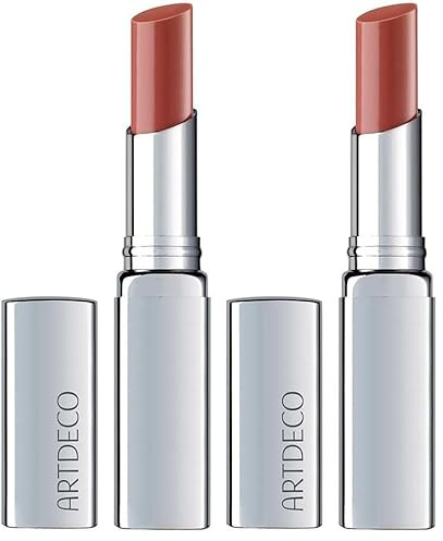 Artdeco Color Booster Lip Balm, Lippenbooster Für Vollere Lippen, Aprikosenkernöl, 8 - Nude, 3 g (2er Pack)