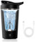 Protein Shaker Bottle Electric, 450ml Blender Bottles, USB C Rechargeable Electric Protein Shake Mixer Cups for Protein and Meal Replacement Shakes (Black)