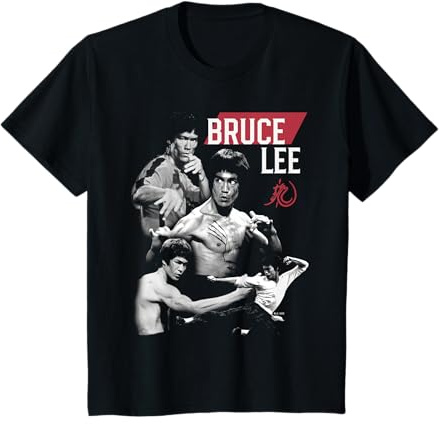 Niños Bruce Lee Kung Fu Artes Marciales Leyenda Niños Camiseta