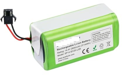 Batería De Repuesto De 14,4 V Y 2600 MAh. Compatible Con Conga 990, 1090, 1790, N79S, N79, DN622, 11, 11S, 11S Max, 30, 30C Y G3.