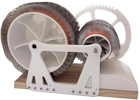 Miscelatore Di Colori Per Feltro Di Lana, Con Manovella + Base in Legno, Macchina Per Cardare La Lana, Miscelazione/pettinatura/filatura Rapida Dei Colori,D