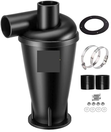 Collecteur de poussière Cyclone DIY Turbocharged for le travail du bois, filtre, séparateur industriel, collecteur, aspirateur à cuve, base à bride