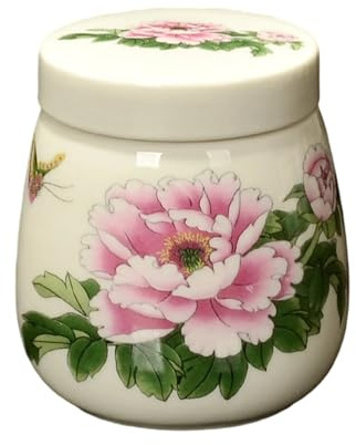 Generisch Egg Coddler - Portauova con coperchio, coperchio in ceramica vintage per cuociuova bollite, per uso in cucina a colazione