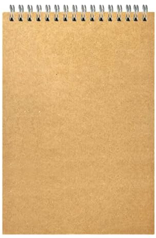 4 Bücher - Aufschlagbuch aus Rindsleder, Retro-Notizbuch, Taschenbuch, [Rindsleder] B5 blanko