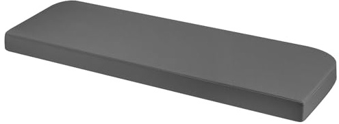 PRIMEPATIO Outdoor Bankauflage, Wasserdicht Sitzauflagen für Balkon & Gartenmöbel mit Abnehmbarer & Waschbarer Bezug, Sitzkissen Bank für Gartenbank, Schaukel, Innenhof, 100x40x8 cm, Grau