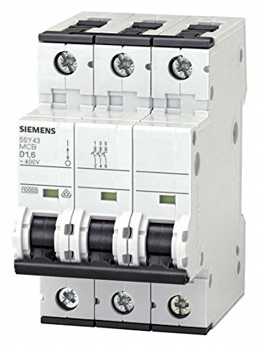 Siemens Automatikschalter, 70, Zubehörteil, 10 kA, gebogen, 3-polig, 20 A