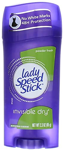 Lady Speed Stick Invisible Dry Powder Fresh Antitranspirant Déodorant 65,2 g (lot de 6)