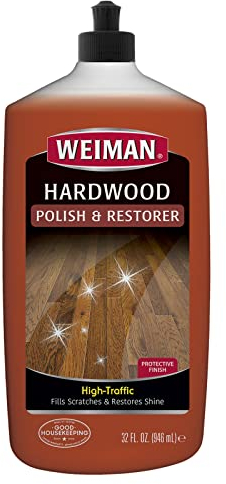 Weiman 123 Polishing Polishing & Restoring heavily stressed hardwood floors, natural shine, removes scratches, leaves a protective layer, 946 ml volume