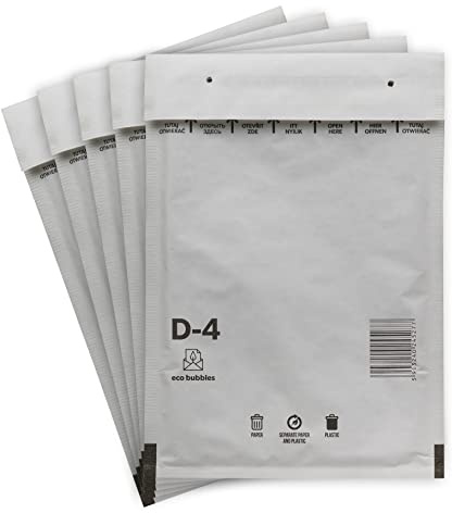 500 Versandtaschen Luftpolsterumschläge haftklebend Luftpolsterversandtaschen Luftpolstertaschen Gr. D4 weiß D/4 (200mm x 275 mm) Umschläge gepolstert Polsterumschlag Taschen