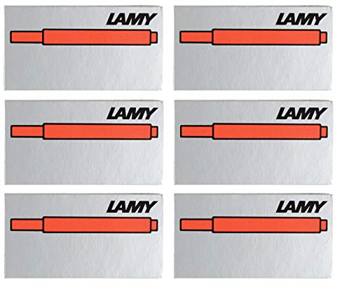 LAMY T10 Tintenpatronen Blau (6 Päckchen, Rot)
