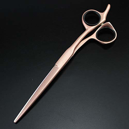 DANTB Friseurschere, Größe7,0 Zoll Rechtshand Haarschneideschere, Professionelles Haarschneiden Haarschneideschere Salon Professionelle Friseur Haare Schneide(Rose Gold)