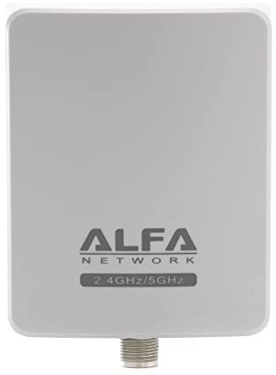 Alfa Network 2.4/5GHz Antenna esterna del pannello 8dBi N-Female APA-L2458-08A
