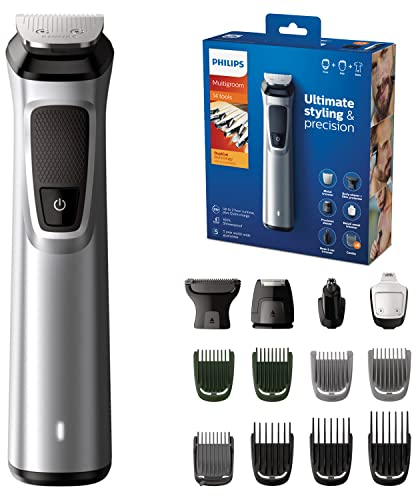 Philips Multigoom Series 7000 14-in-1 Face and Body Hair Shaver and Trimmer (Model MG7720/13)
