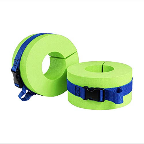 JYCAR Paar Schwimmmanschetten, Wasserübungen, Aerobic, Schwimmring, dick, EVA, Fitness-Set, Knöchel, Arme, Gürtel mit Schnellverschluss-Schnalle für Schwimmtraining, Fitness