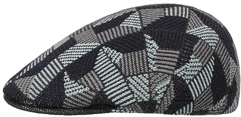 Kangol Tiled 507 Flatcap Schirmmütze Schiebermütze Damen/Herren - mit Schirm Winter Herbst-Winter - S (54-55 cm) türkis