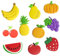 Angoily 10 Stücke Frucht Kühlschrank Magnete Kreative Früchte Whiteboard Aufkleber für Kinder Karikatur Stereo Kühlschrankmagnete für Whiteboards Kühlschrank Crafts Meldeboard