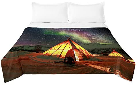 Odot Boutis Couvre Lit Matelassé de Luxe, Dessus de Lit Microfibre Couverture Climatisation Couette Parure de Lit Èté Canapé l'Air Conditionné Courtepointe (Pique-Nique,130x150cm)