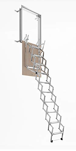 Fgm Scale - Scherentreppe Wand | Stufenseite 70 | 70x90 H=276-300 cm