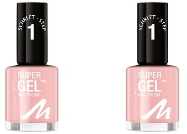 2 x Manhattan Super Gel Nagellack Pop Princess Pink 240 jeweils 12ml Gel