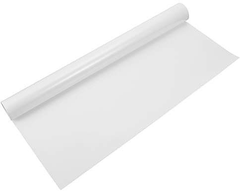 DECHOUS Weiße Verdunkelungsfolie Fensterfolie Blackout Blickdicht Selbstklebend Pet Sichtschutzfolie Für Wohnzimmer Badezimmer Schlafzimmer Und Küche