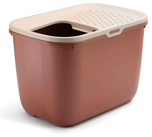 Lettiera per gatti HOP IN con ingresso dall'alto 58 x 38,5 x 39,5 cm Toscana