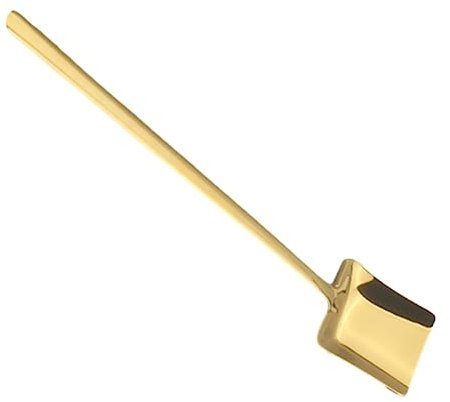 AUTSUPPL Cucharas De Acero Inoxidable 304 Cuadradas Para Remover Café y Postre, Juego De 6 Piezas Doradas, Resistentes Corrosión, Aptas Para Cocina y Eventos