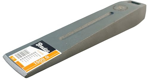 Log Splitting Splitter Tree Wedge Spike Easily Split Wood Trunk 1.5 2 2.5kg Heavy Dutty Outdoor Portable Camping Fireewood Cut Wedge (1.5KG (3.3 Pounds))