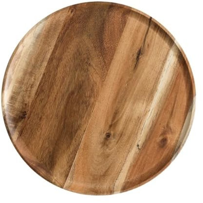 Multifunktionaler Brotteller aus Holz, Snackteller, Obstteller, Party-Organisation, Essentials, leicht zu reinigen, geeignet for Familienbuffet, unterhaltsames Essen, ordentlich angeordnet, spart Stau