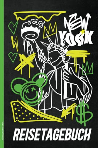 Reisetagebuch New York: Praktisches A5 Reise Tagebuch zum Eintragen und Selberschreiben für Urlaub in Amerika cooles Geschenk für New York Reisende für Reiseerinnerungen und Reiseplanung in USA