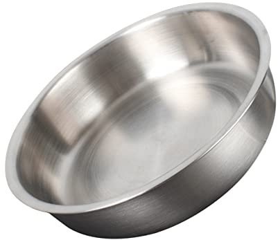 Cabilock Plato Redondo De Acero Inoxidable Con Borde Liso Bandeja Multipropósito Para Frutas y Comida Para Hogar Restaurante y Organización De Alimentos