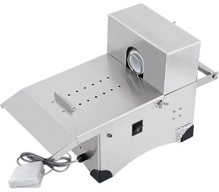 Automatic Sausage Tying Machine Sausage Maker with Foot Switch Stainless Steel Sausage Binding Strapping Machine Electric Kitchen Equipment for Restaurant Butcher Shop
