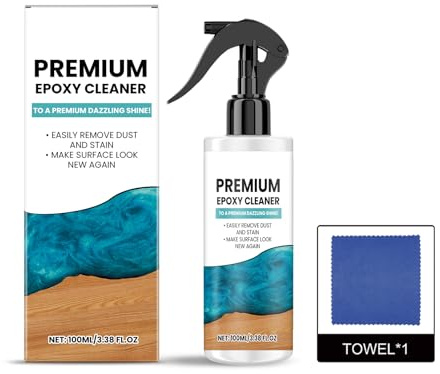 KOAHDE Polierpaste für Epoxidharz,Hochglanz Politur für Epoxidharz,100ML,Entschmutzung Reinigung Wartung Kratzer Polieren Oberflächenreinigungsmittel