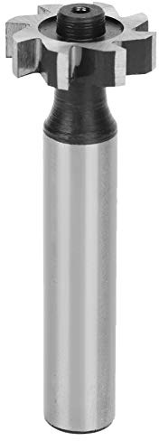 Scheibenfräser, HSS-T-Nutenfräser mit geradem Schaft, metrischer Scheibenfräser 5 x 19 x 10 mm für CNC-Bearbeitung, langlebiger T-Nutenfräser aus Hochgeschwindigkeitsstahl für Mil