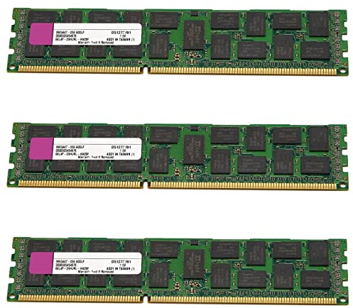 Buhdjfnke 3X 4GB DDR3 Ram Memoria REG 1333MHz PC3-10600 1.5V DIMM 240 Pines para Coputadora de Escritorio RAM Memoria