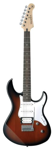 Yamaha Pacifica 112V E-Gitarre braun – Hochwertige E-Gitarre für Einsteiger in elegantem Design – Vielseitiger Klang durch eine durchdachte Tonabnehmerbestückung