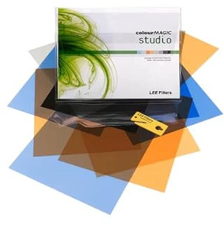 LEE Filters Colour Magic Studio Pack Lighting Gels, 12 Sheets of 250mm x 300mm (10 x 12) Gels