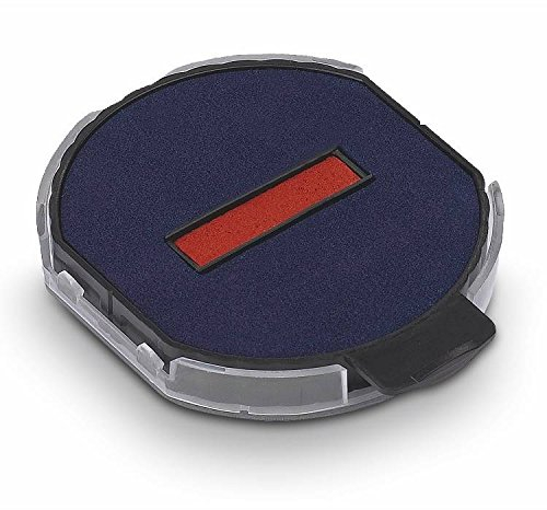 Trodat 2 Stück Kassetten Ersatz-Stempelkissen für Stempel 6/52040/2 zweifarbig blau – rot