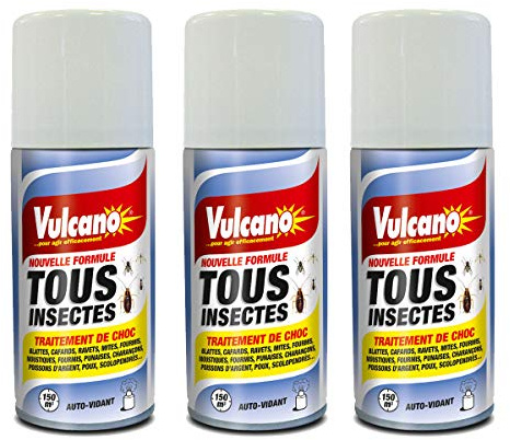 NUISIPRO - Diffuseur auto - Fumigènes puissant - Anti Mouches, Araignées, Acariens - x3