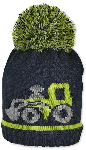Sterntaler Baby-Jungen Strickmütze Bagger Mütze