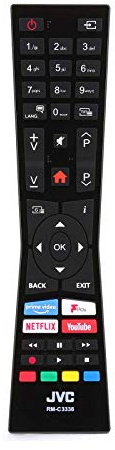 Original RM-C3338 TV Remote Control for JVC Smart 4K UHD LED LT-39C790 LT40C790 LT-40C790 LT40C890 LT-40C890