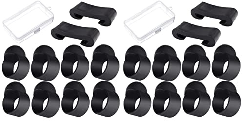 20 Stk Ätherisches Trommelzubehör Fingerpicks Für Dobro Drum-stick-griffe Schlagzeug-fingerpick-kit Zungentrommel-zubehör Finger Ärmel Klopfen Plastik Trommelständer Handkurbel