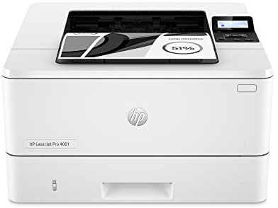 HP LaserJet Pro 4001dw Wireless Black & White Printer (Renewed)